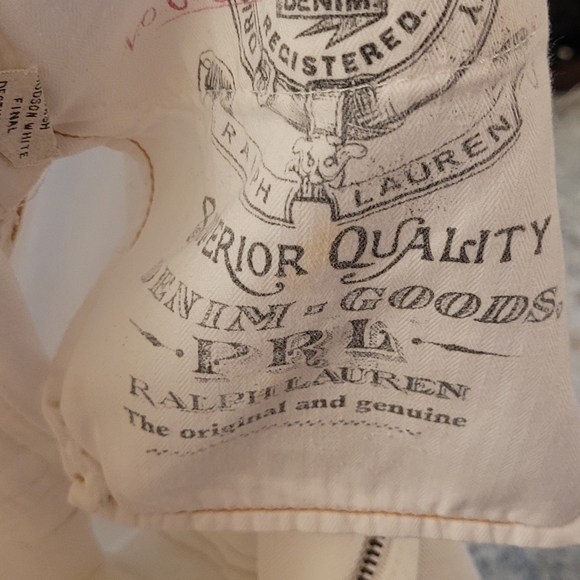 Polo Ralph lauren white Jeans size 35x30 - Picture 9 of 14